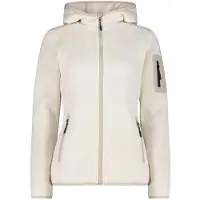 Campagnolo - Women's Jacket Fix Hood Jacquard Knitted 3H19826 - Fleecevest 40, beige/wit