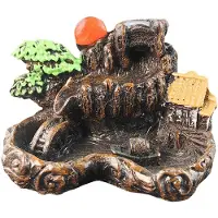 Jojomino Hars waterval backflow wierookbrander, diffuser ornament, decoratieve woondecoratie, kamerdecoratie