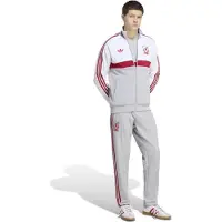 Adidas Liverpool Originals Trainingspak Full-Zip Wit Grijs Rood
