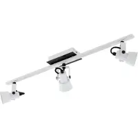 Eglo 97373, Wandlamp, GU10, 3 lampen, LED, 400 lm, Zwart, Wit