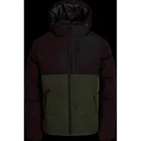 Jack & Jones Winterjas 'JJEBECKS' olijfgroen / zwart
