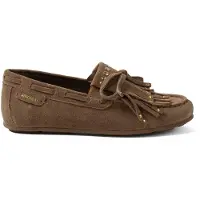 Lazamani Mocassins Dames Groen Suède | Maat 42