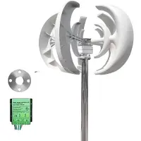 OEM Windturbine, verticale as, stille werking, met gratis MPPT-regelaar, 3000W, 12V