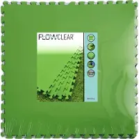 Bestway Bodembeschermers 9 st Flowclear 5,47 m² groen