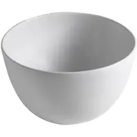 Sapho Dome hoge keramische opbouwwastafel Ø45,5cm wit