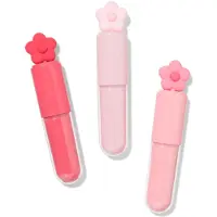 HEMA Mini markeerstiften 10.9x2.2cm bloem - 3 stuks (roze)