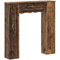 Syfax Haardomlijsting Oud hout 102 x 20 x 102 cm Bewerkt hout
