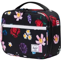 Herschel thermische zak LEGO Pop Quiz Lunch Box Little Falling Florals zwart