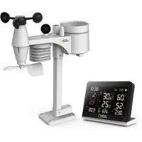 Bresser National Geographic Draadloos Weerstation SC 8-in-1 Buitensensor