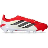 Adidas Predator League Gras Voetbalschoenen (FG) Kids Rood Wit Zwart