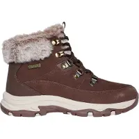 SKECHERS Enkellaarsjes 'TREGO' brokaat / donkerbruin