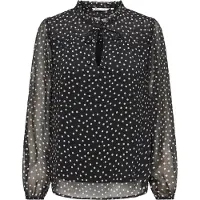 ONLY Blouse 'ONLDITSY' chamois / zwart