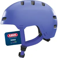 ABUS Fietshelm XOXO mono blue L - 57-61 cm - blauw - Geschikt voor gebruik op elektrische fietsen - stadsfietsen - 440 g
