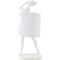 Mauro Ferretti tafellamp Ballet, E14, wit, afmetingen 29x25x62,5 cm