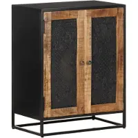 vidaXL Dressoir 60x35x75 cm ruw mangohout