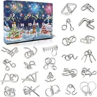 Sonstiges Puzzeladventskalender 2024: Raadselspelletjes, kerstkalender voor kinderen