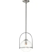 HINKLEY LED Hanglamp Somerset | 1X E27 Max 60W | Dimbaar | Brushed Nickel