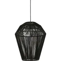 Light & Living Hanglamp Ø30x37 cm DEYA mat zwart