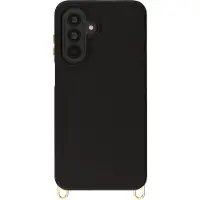 Selencia Rivièra MagSafe Backcover met afneembare haakjes voor de Samsung Galaxy A16 / A17 / A26 - Velvet Black