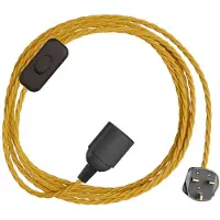 Creative Cables Snakebis Twisted E27 Lamphouder Met Snoer