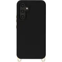 Selencia Rivièra MagSafe Backcover met afneembare haakjes voor de Samsung Galaxy A54 (5G) - Velvet Black
