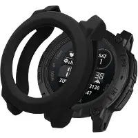 Kwmobile Beschermhoes voor Garmin Instinct 3 45mm - Fitness Tracker Case van TPU - Soft Smartwatch Case - zwart