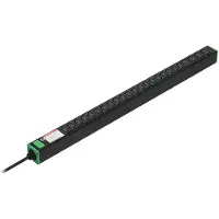 APC Easy Rack, Basismodel, 0U, Enfasig, Verticale montage, Zwart, 24 AC-aansluitingen