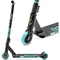 Movino Nitro - Freestyle Stuntstep -Blauw - Flex-remmen - Y-stuur - Peg-cut