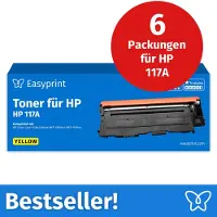 Easyprint NIEUW: Toner voor HP 117A geel, compatibel met HP ColorLaser 150, MFP-178, e.d., 6 stuks