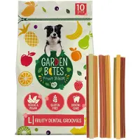 Garden Bites Fruity Dental Groovies L 16 cm 10 Stuks 300 gram