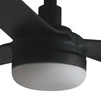 Faro LED plafondventilator Punt M, zwart, DC, stil, 130 cm, CCT dimbaar, zwart, Woon-/ Eetkamer, metaal, Modern