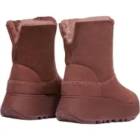 FitFlop Fit Flop Dames F-Mode Suède Flatform Winterlaarzen (Bruin)