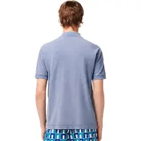 Lacoste Unisex-poloshirt voor volwassenen in dezelfde kleur (Blauw)