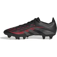 Adidas Heren Predator League SG Soft Ground Voetbalschoenen Core Black/Grey Four/Lucid Red