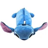 Disney Stitch etui | Pluche etui voor kinderen | Zacht etui met rits | Grappig etui voor pennen | Stitch etui voor meisjes en jongens | ongeveer 24 cm
