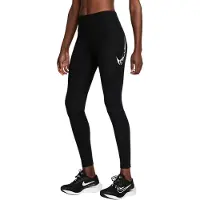 Nike Fast Dri-FIT-legging voor dames (Zwart, Wit)