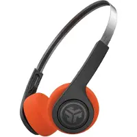 JLab Rewind 2 Retro-koptelefoon - Klein, Bluetooth, draadloos, 20+ uur batterijduur, zwart