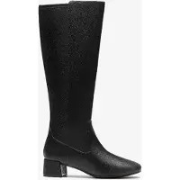 Clarks Iridessa Glow Black Leather Laarzen
