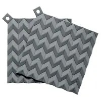 Rig-Tig by Stelton Hold-On pannenlappen vierkant 20,5 cm silicone grijs 2 stuks