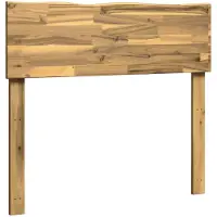 vidaXL Live Edge Hoofdbord ROSTOCK Witgewassen 80 cm