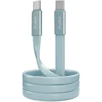 Puro Slanke gevlochten kabel, USB-C 2.0 naar USB-C 2.0, 1 m