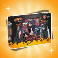 Heartforcards Naruto Mythos TCG 2e editie Starter Pack: Itachi Uchiha & Kisame Akatsuki, Engelstalig – 4 boosterpakketten + exclusieve folie-promokaarten + bescherming tijdens verzending