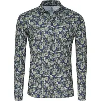 Desoto Overhemd Casual Kent Blauwgroen heren