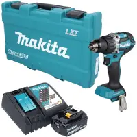 Makita DDF 484 RF1K accuboormachine 18 V 54 Nm borstelloos + 1x accu 3,0 Ah + oplader + koffer