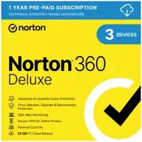 Norton Security Deluxe | 3 installaties | jaarlicentie | non-stop bescherming