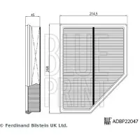 Blue Print ADBP220246 Luchtfilter