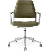 Vipp Bureaustoel Vipp455+ Swivel Chair Bosco Leather / Wielen