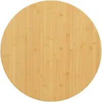 vidaXL Tafelblad Ø 90x1,5 cm bamboe