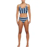 Nike Dames/Dames Bikinibroekje met Horizontale Streep (Middernacht marine)