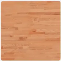 vidaXL Tafelblad vierkant 60x60x4 cm massief beukenhout